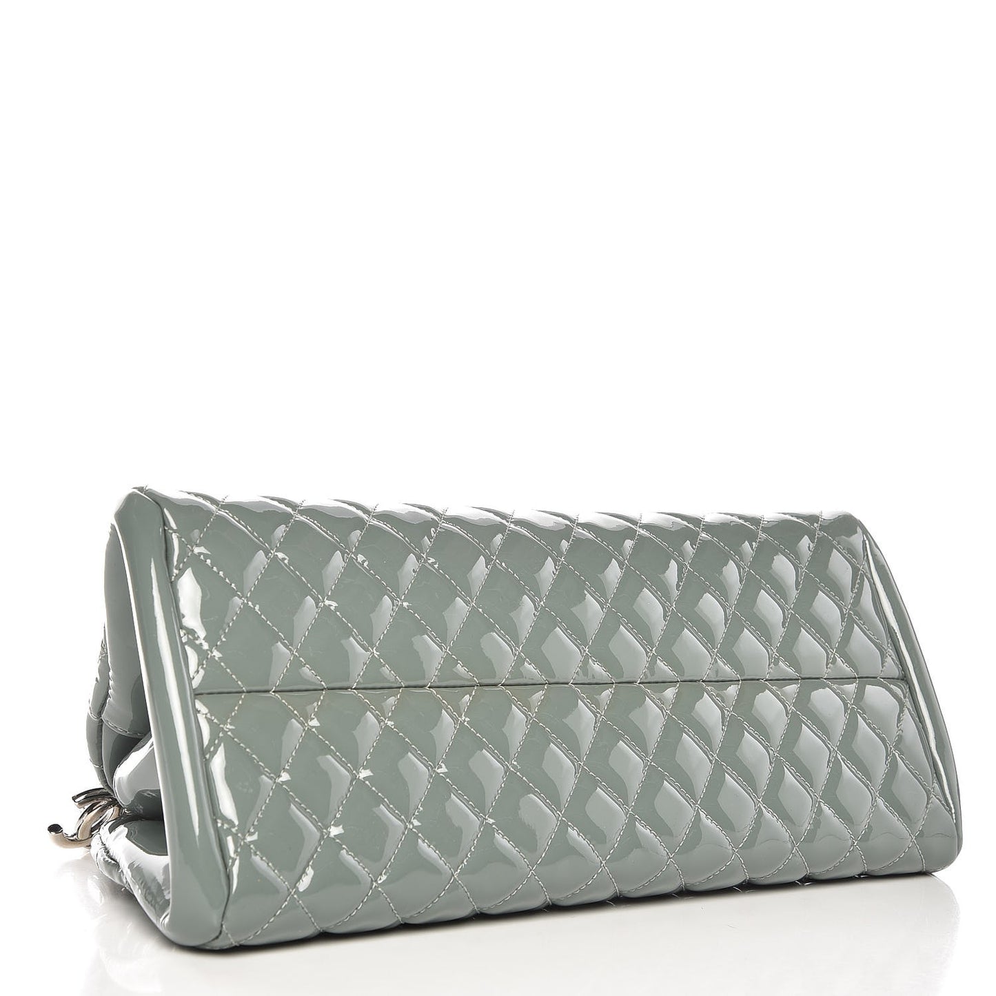 Patent Quilted Medium Just Mademoiselle Grey