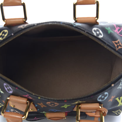 Louis Vuitton Monogram Multicolor Speedy 30 Black 5 of 14