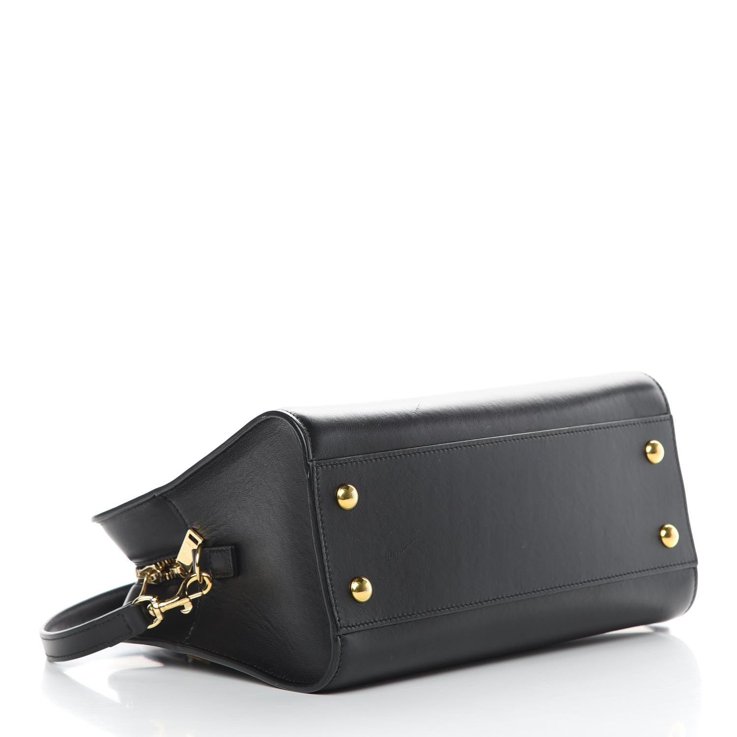 Saint Laurent Calfskin Monogram Baby Cabas Black 4 of 13