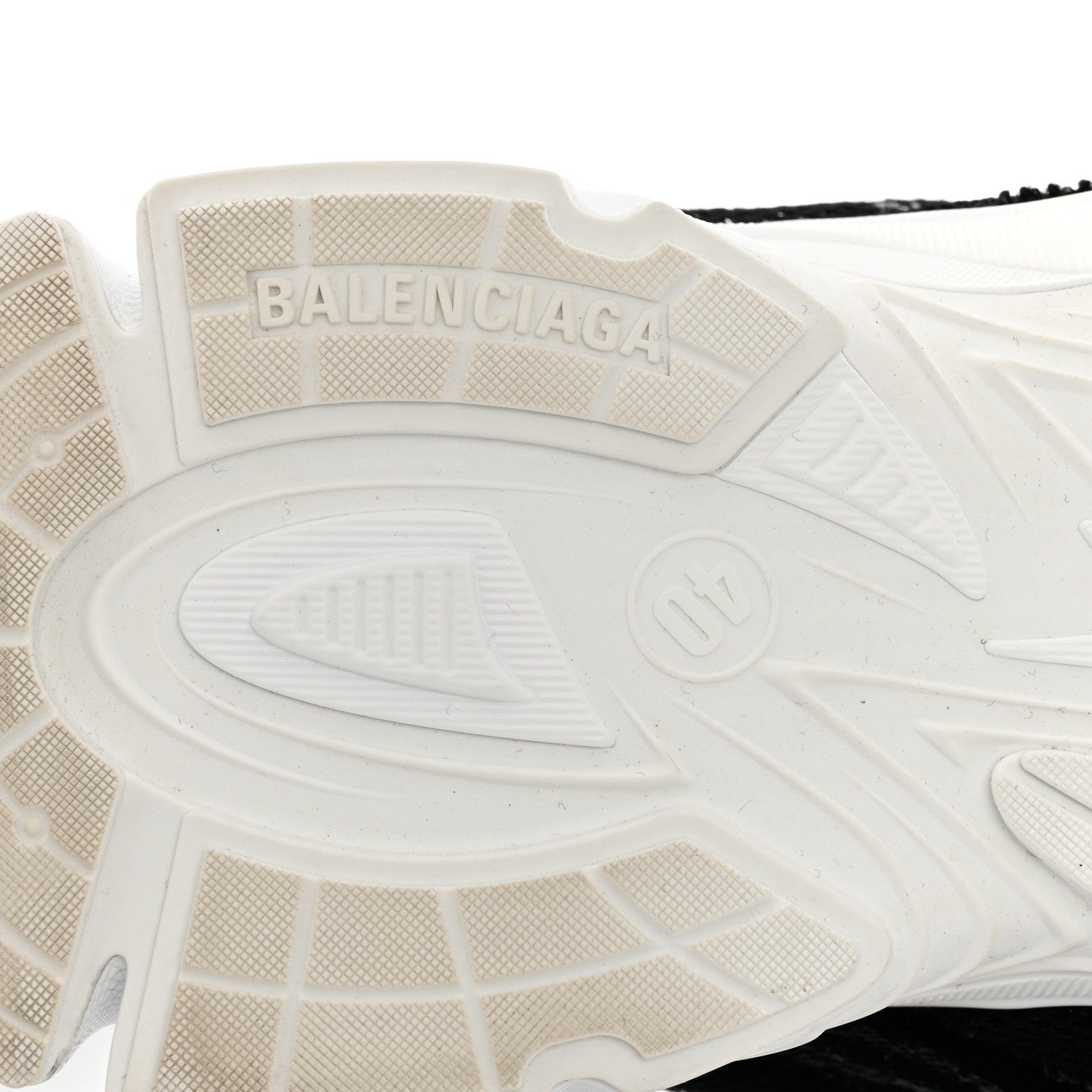 Balenciaga Fabric Mesh Womens Phantom Sneakers 40 Black White 8 of 9