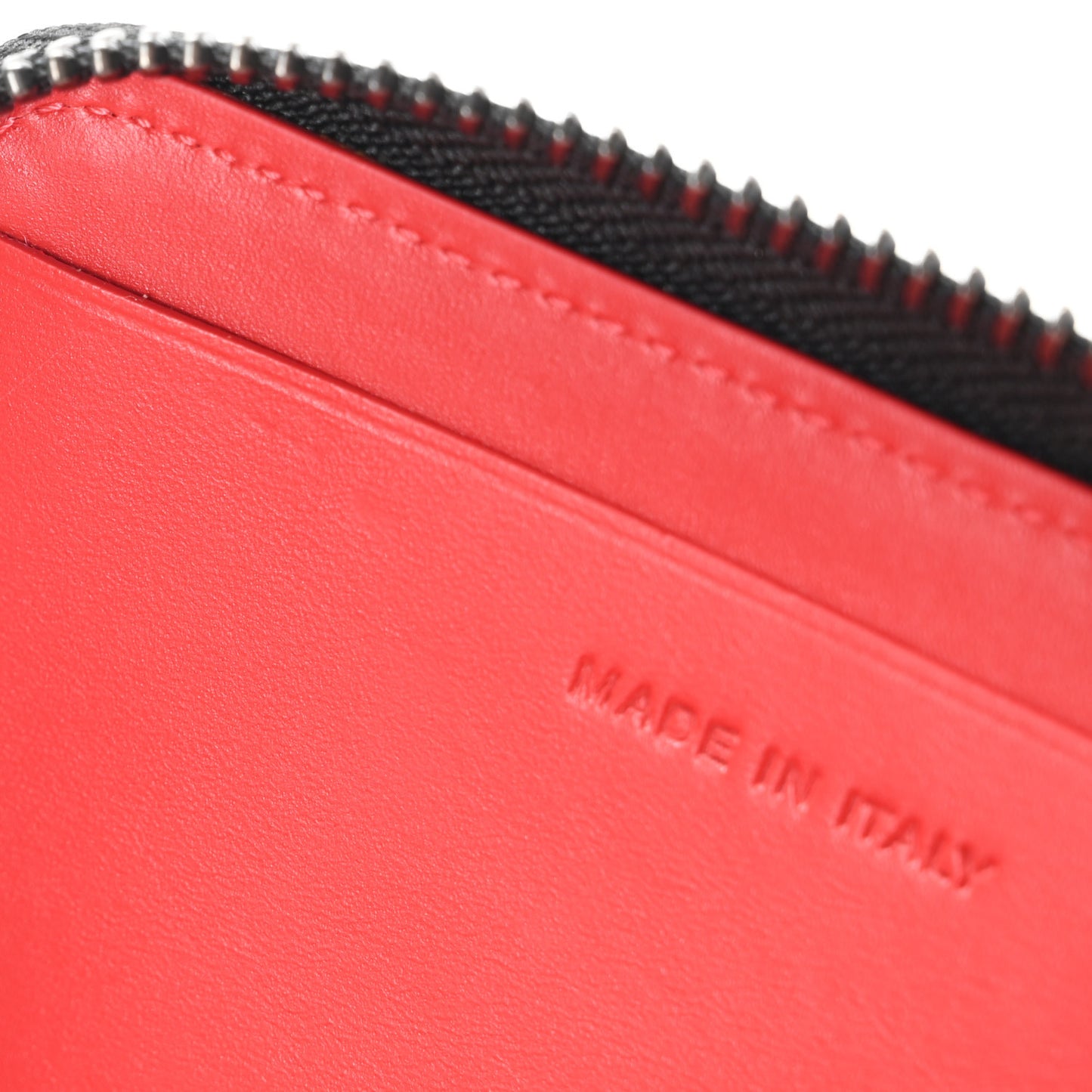 Calfskin Spiked Panettone Coin Purse Black