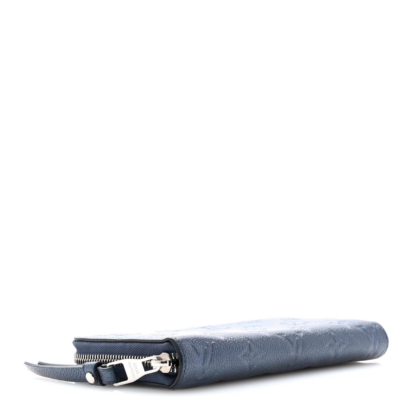 Metallic Empreinte Monogram Zippy Wallet Navy Nacre