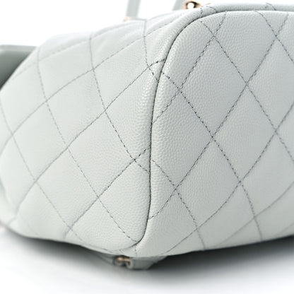 Chanel Caviar Quilted Mini Urban Spirit Backpack Light Blue 7 of 9