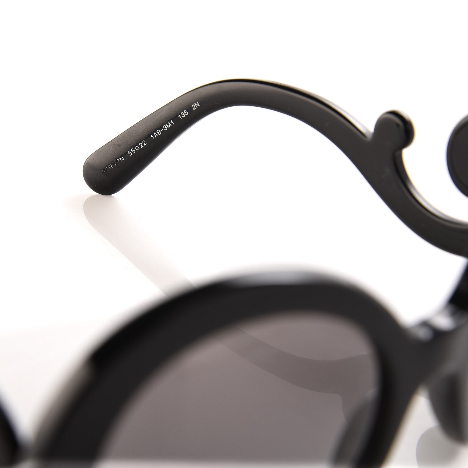 Prada Baroque Sunglasses SPR 27N Black 5 of 7