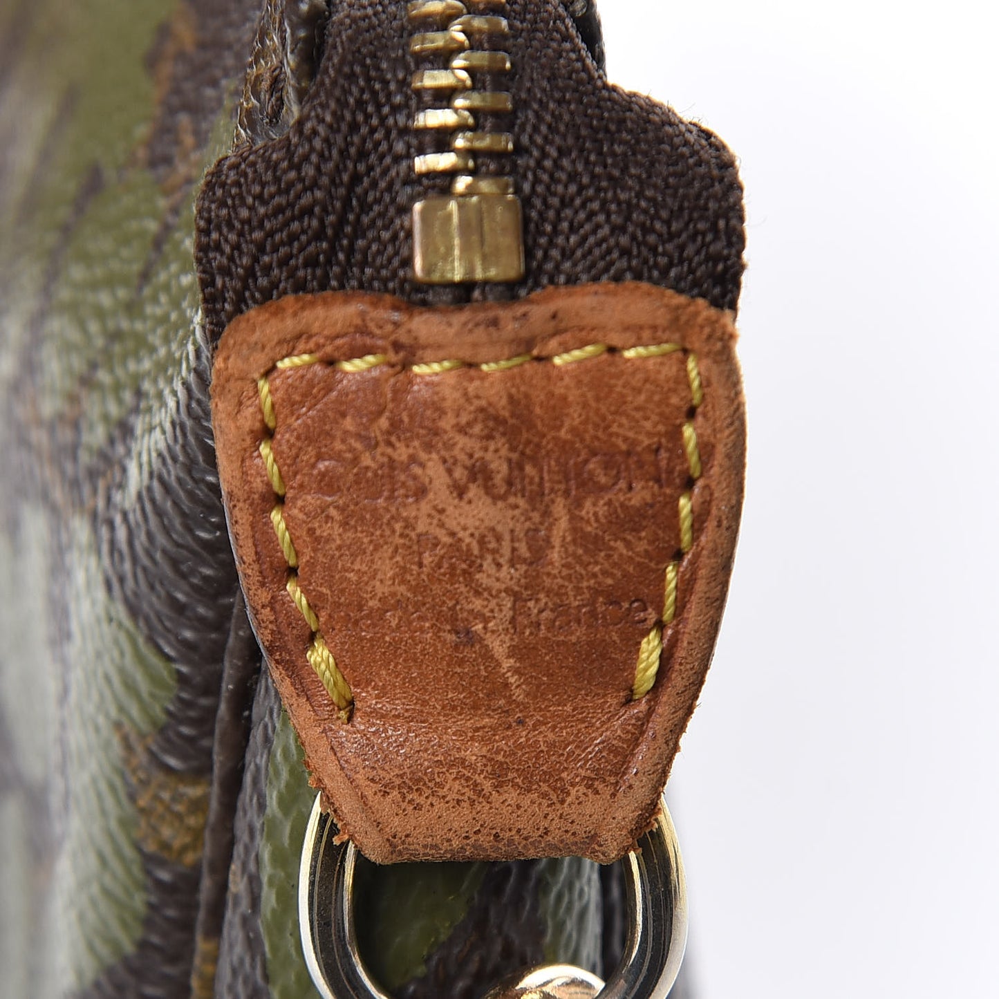 Monogram Graffiti Pochette Accessories Kaki