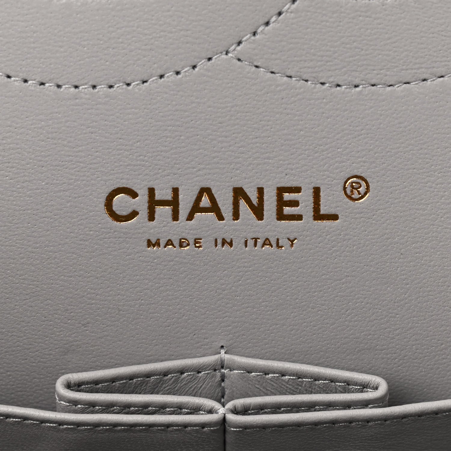 Chanel Caviar Quilted Jumbo Double Flap Grey 6 of 9