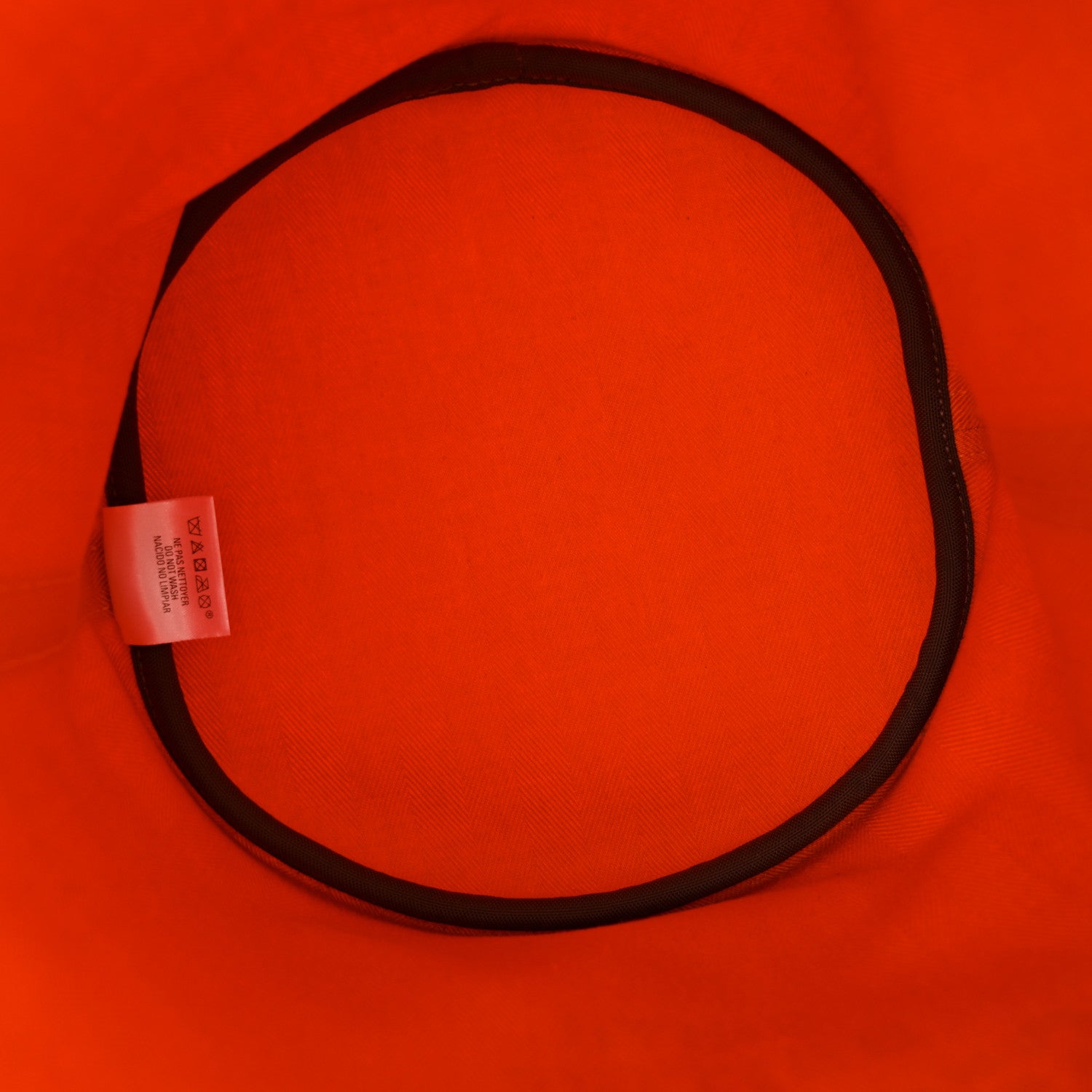 Hermes Toile Natural Barenia Sac De Pansage Grooming Bag Orange Kaki 5 of 10