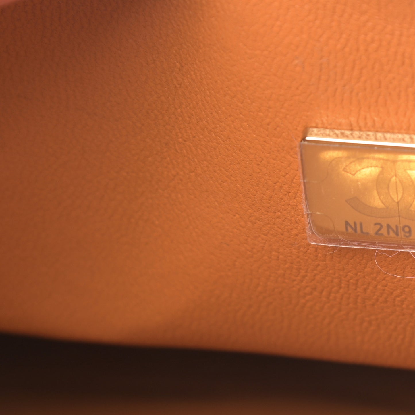 Caviar Quilted Medium Double Flap Light Brown