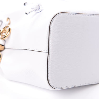 Fendi Vitello Cruise F is Fendi Mini Mon Tresor Bucket Bag Optical White 10 of 11