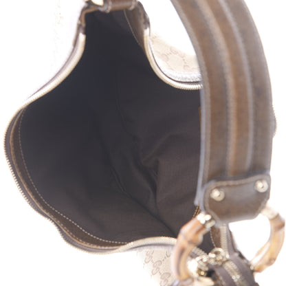 Gucci Monogram Bamboo Ring Hobo Brown 4 of 10