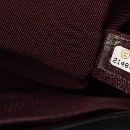 Chanel Calfskin Double Stitch Medium Boy Flap Black 11 of 12