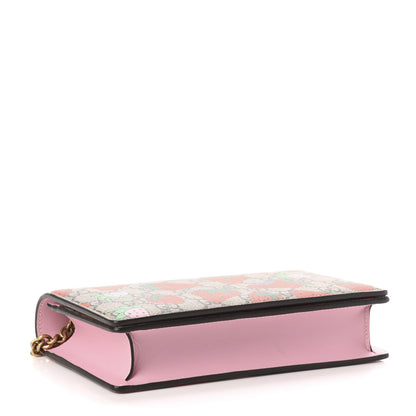 Gucci GG Supreme Monogram Strawberry Chain Wallet 4 of 12