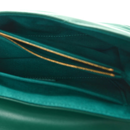 Louis Vuitton Calfskin New Wave Chain Bag MM NM Emerald 6 of 9