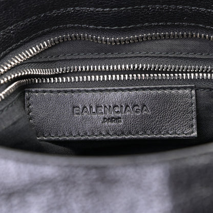 Balenciaga Chevre Silver Metallic Edge Hardware City Black 5 of 5
