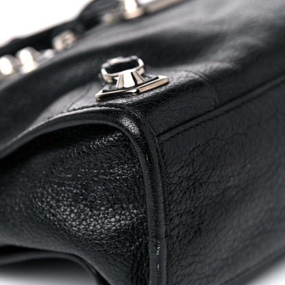 Balenciaga Chevre Silver Metallic Edge Hardware S City Black 8 of 12