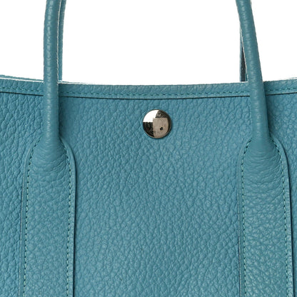 Hermes Vache Country Garden Party 30 TPM Bleu Saint Cyr 8 of 10