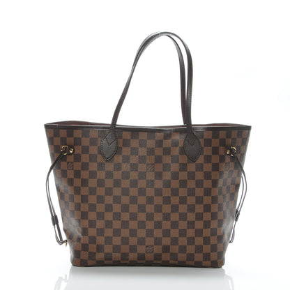 Louis Vuitton Damier Ebene Neo Neverfull MM Rose Ballerine 3 of 10