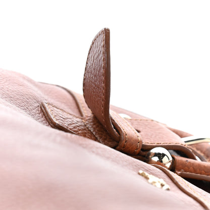 Burberry Grainy Calfskin Buckle Tote Brown 10 of 11