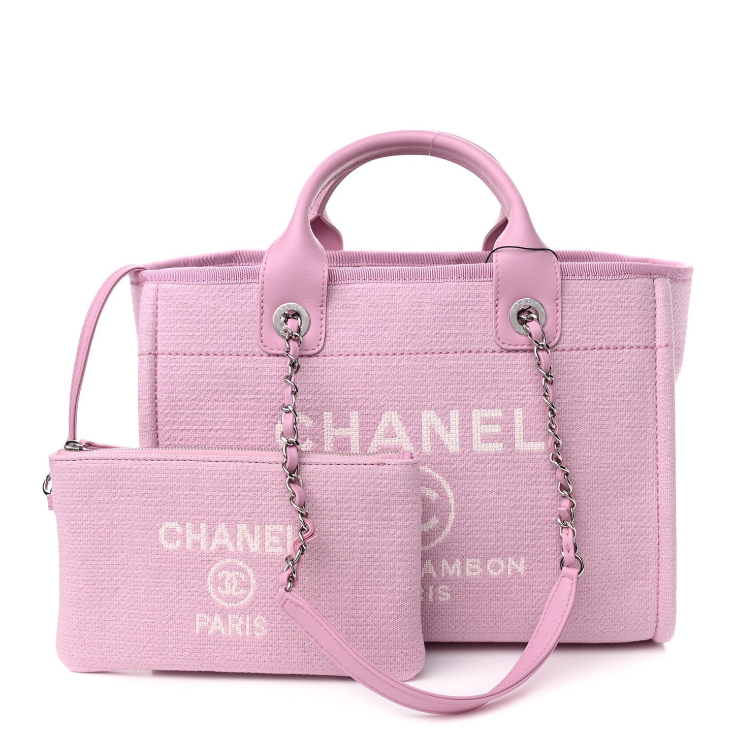 Mixed Fibers Small Deauville Tote Pink