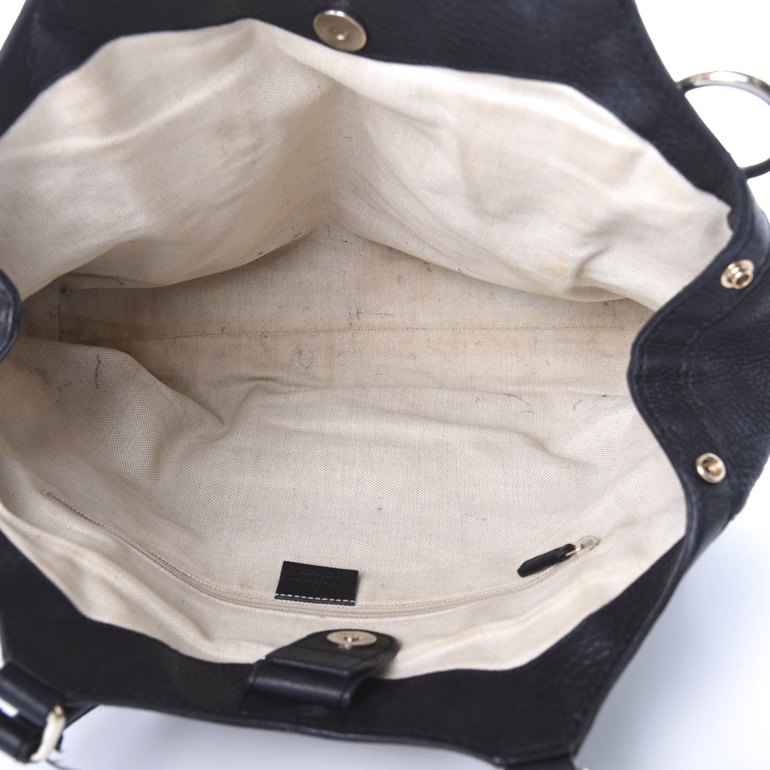 Gucci Calfskin Medium Sukey Tote Black 4 of 9