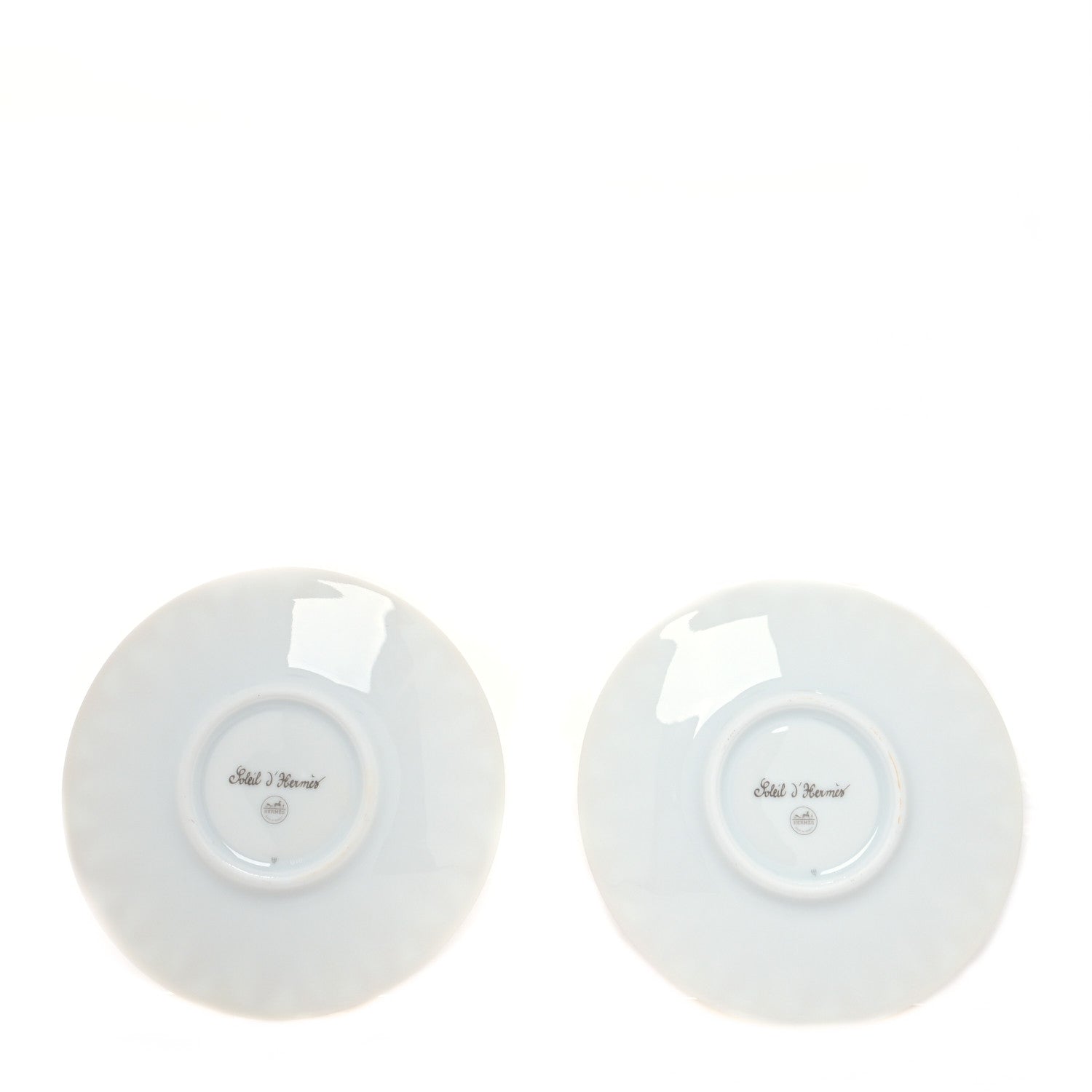Hermes Porcelain Soleil d'Hermes Coffee Cup and Saucer Set Of 2 8 of 11