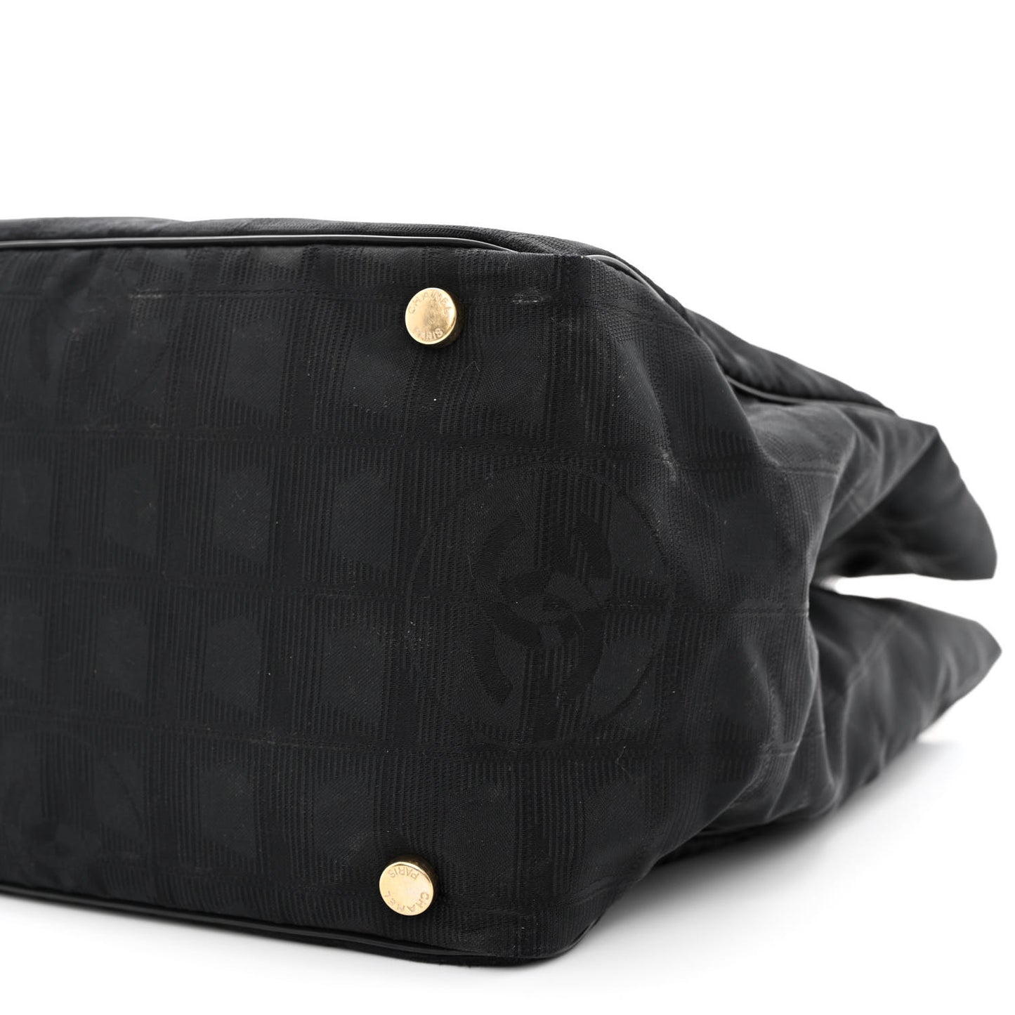 Nylon Medium Travel Tote Black