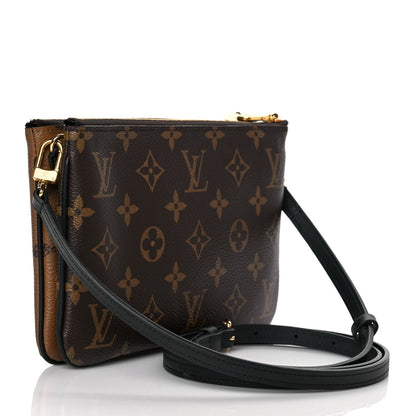 Louis Vuitton Reverse Monogram Giant Double Zip Pochette 2 of 9