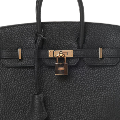 Hermes Togo Birkin 25 Black 31 of 34
