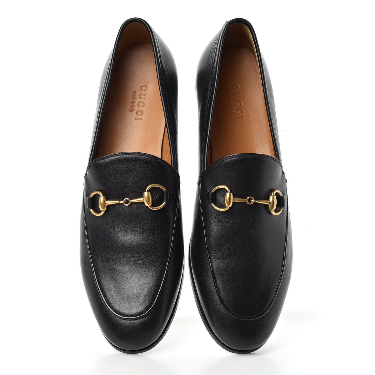 Calfskin Womens Jordaan Loafers 37.5 Black