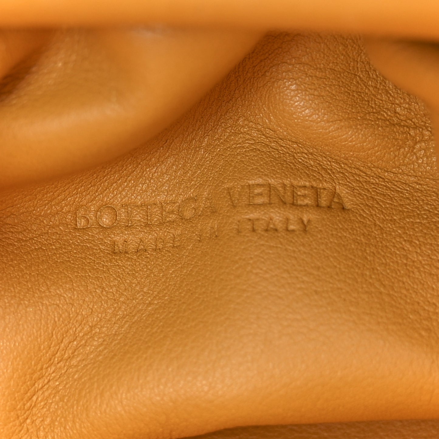 Butter Calfskin The Mini Pouch Butterscotch