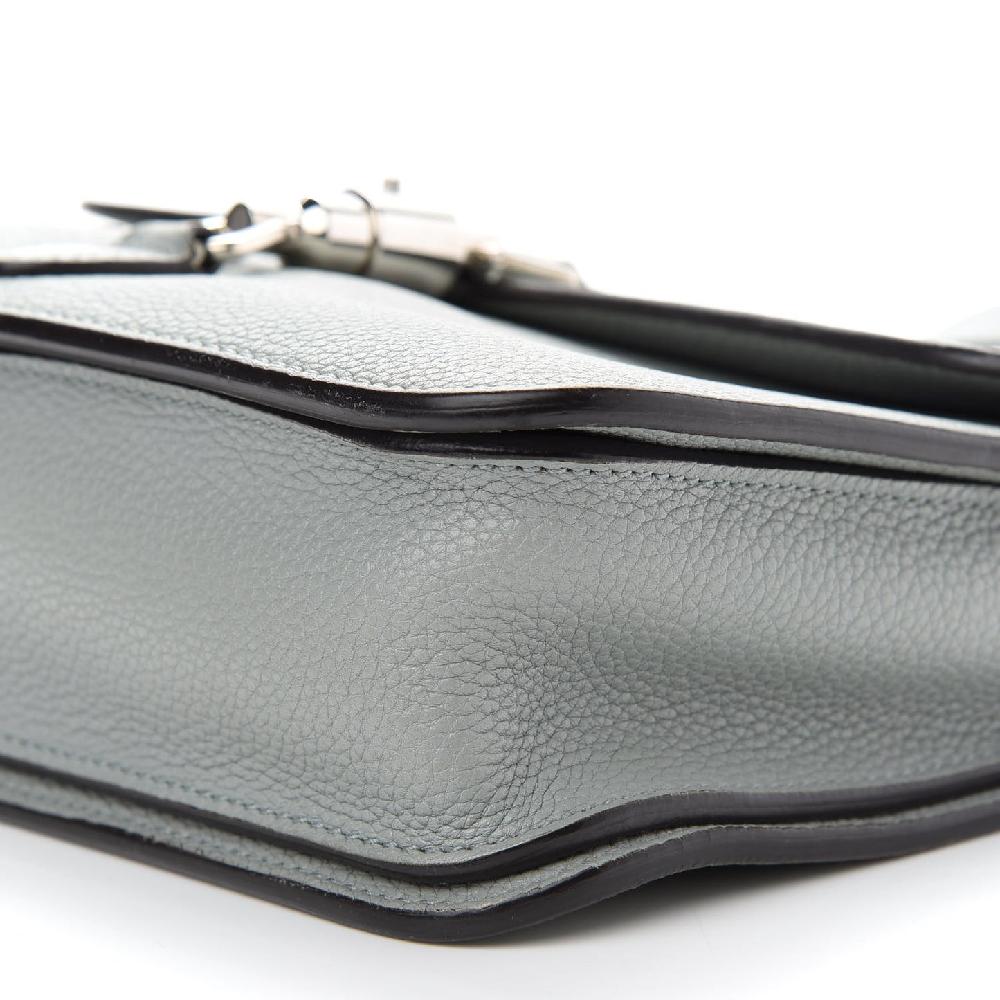 Soft Calfskin Small Jackie Shoulder Bag Grey
