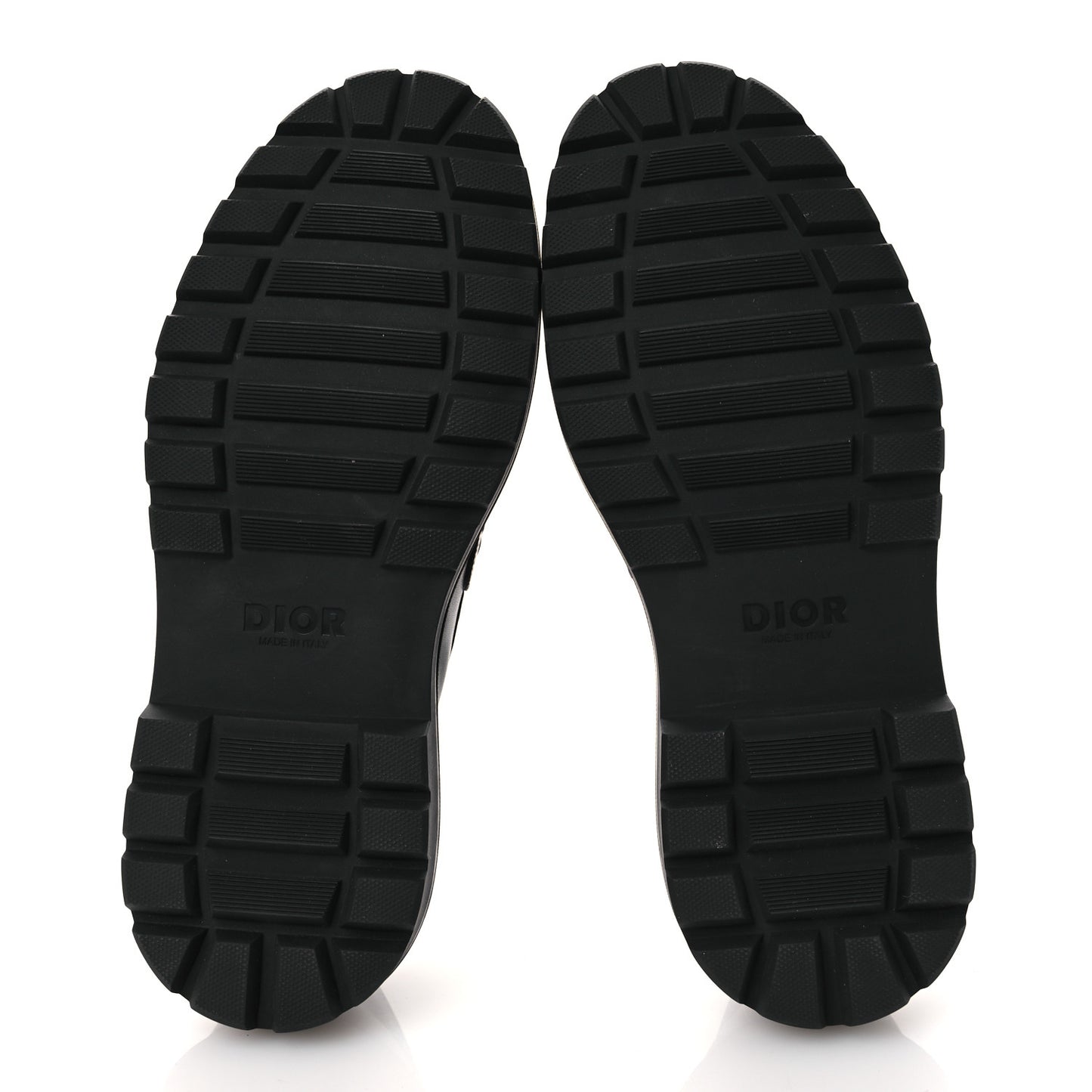 Calfskin CD Diamond Loafers 42 Black