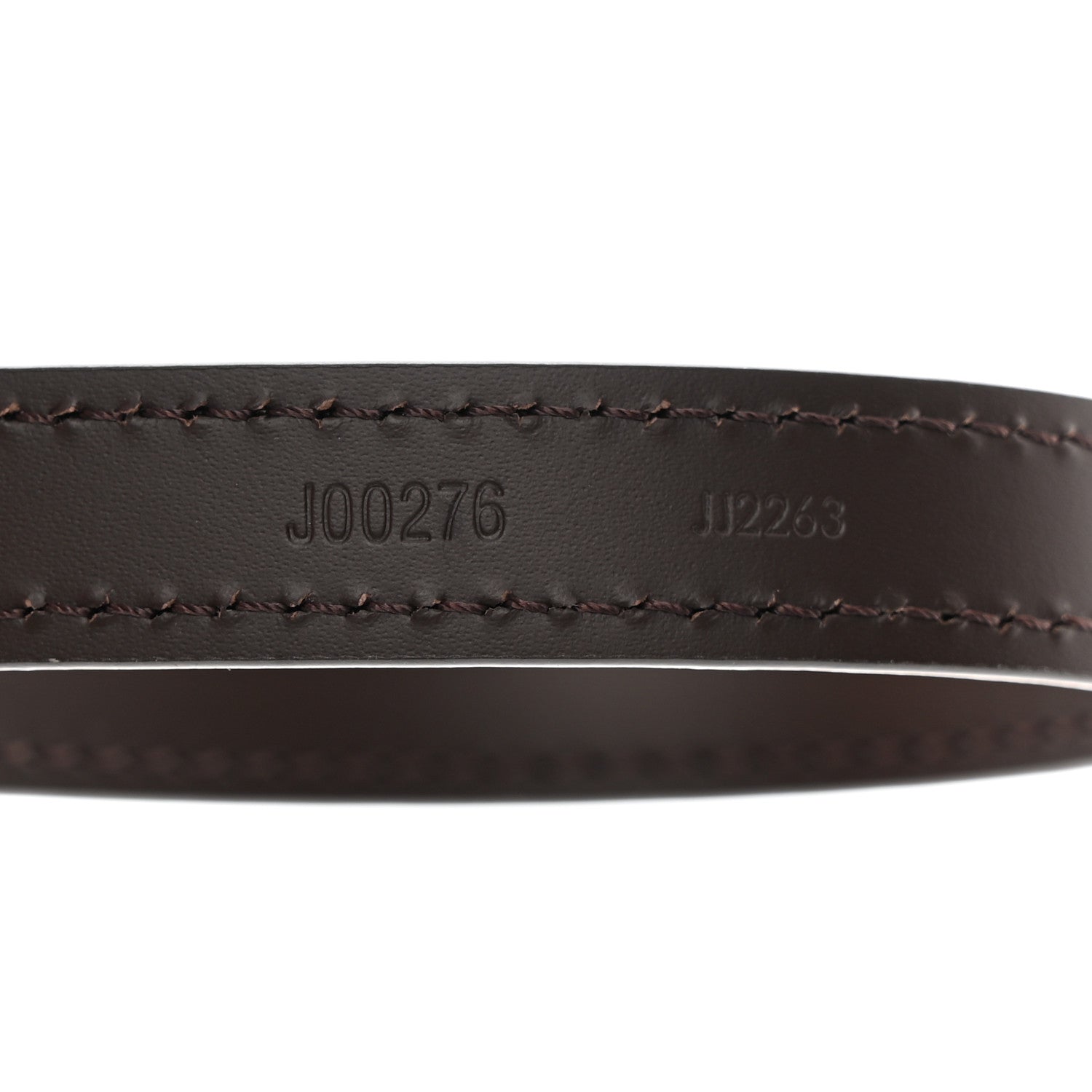 Louis Vuitton Calfskin 16mm Adjustable Shoulder Strap Brown 3 of 7