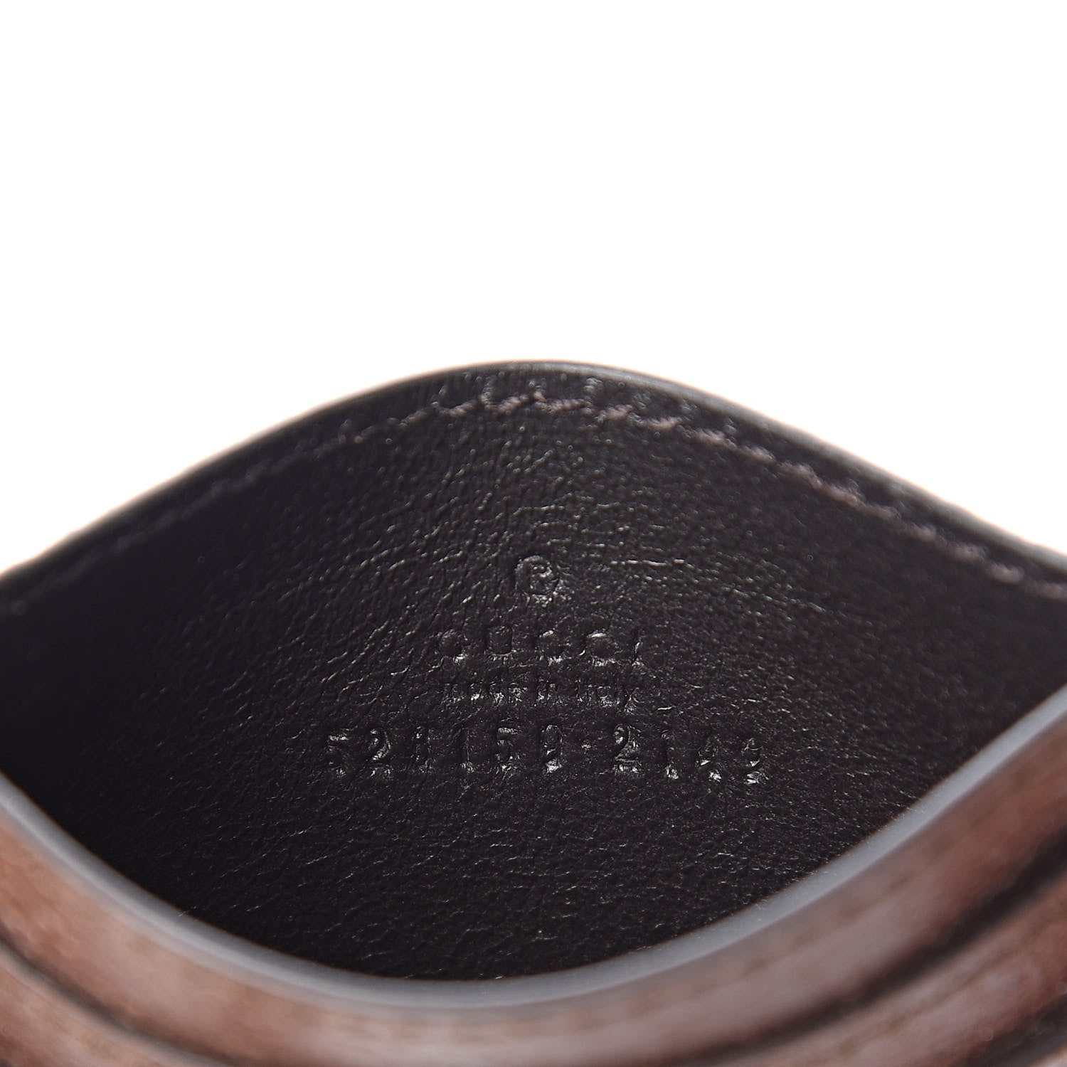 Gucci GG Supreme Monogram Ophidia Card Holder Brown 6 of 7