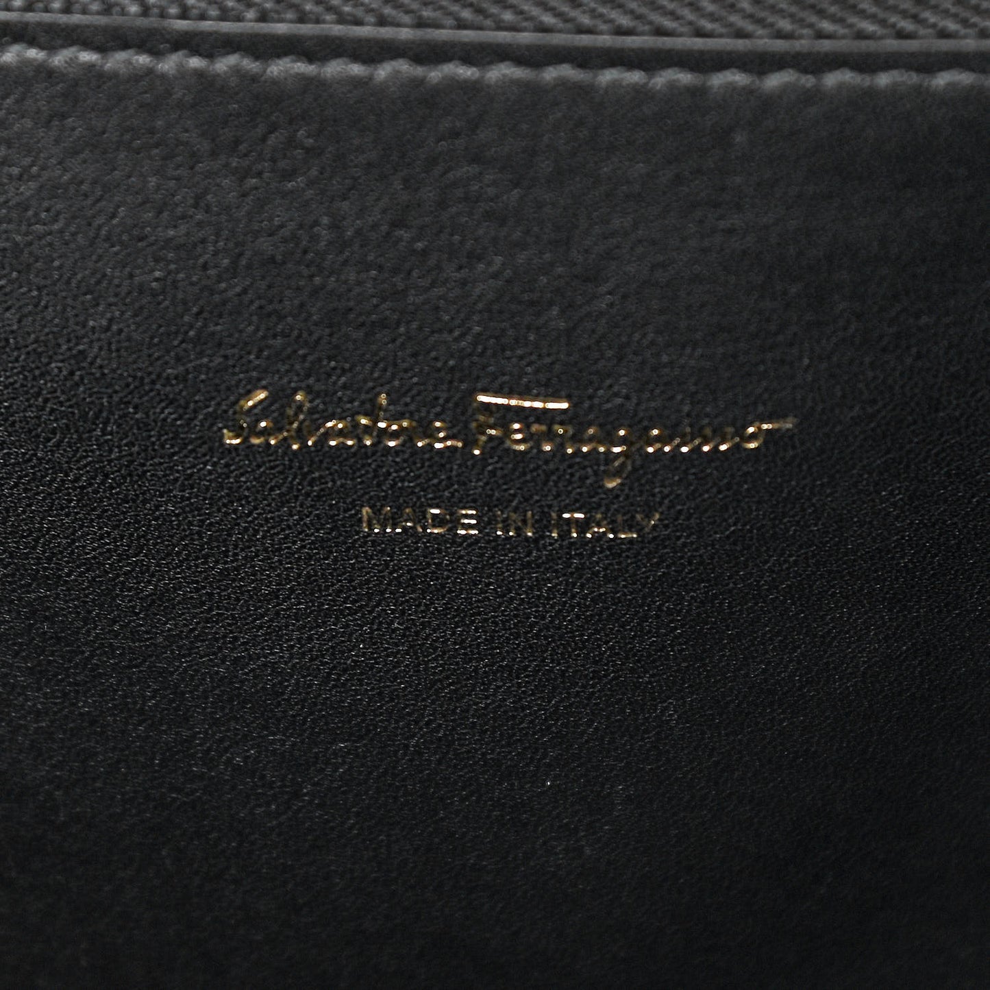 Hammered Calfskin Medium Studio Bag Black