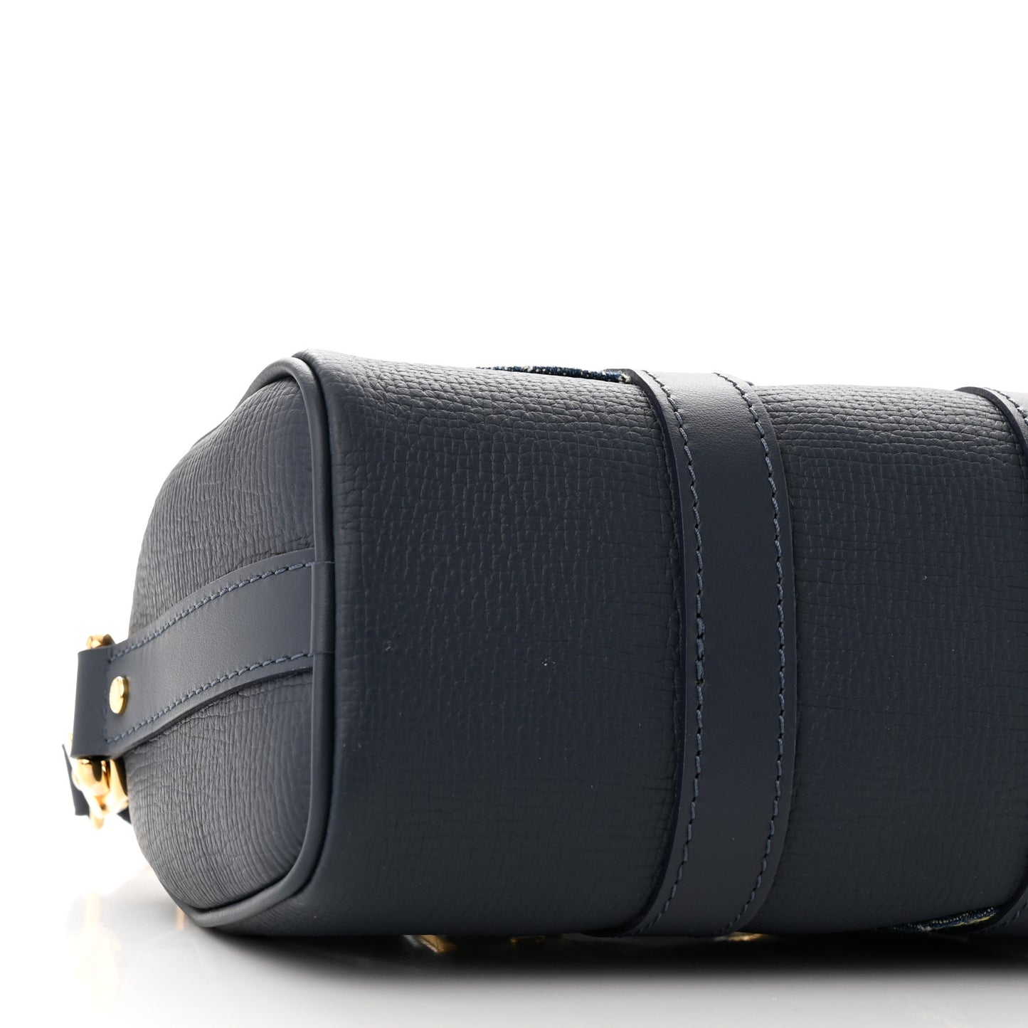 Taurillon Monogram Denim Drip Keepall XS Blue