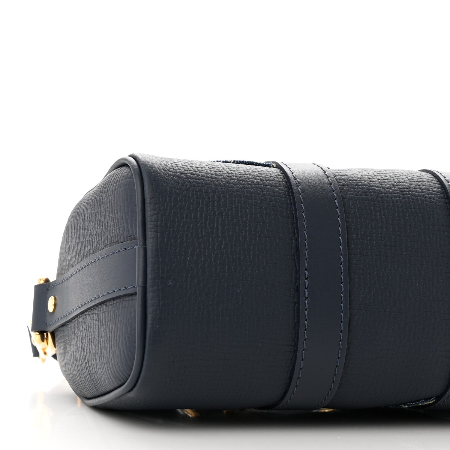 Louis Vuitton Taurillon Monogram Denim Drip Keepall XS Blue 8 of 9