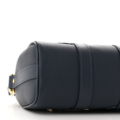 Louis Vuitton Taurillon Monogram Denim Drip Keepall XS Blue 8 of 9
