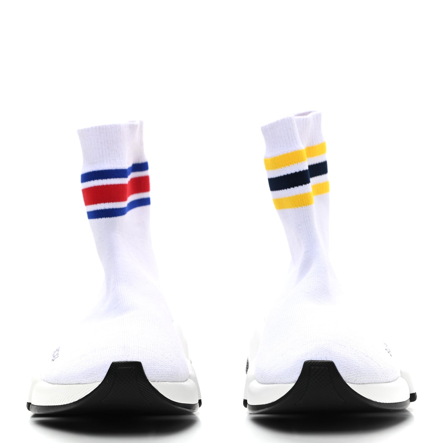 Technical 3D Recycled Knit Striped Womens Speed 2.0 Sneakers 35 White Multicolor