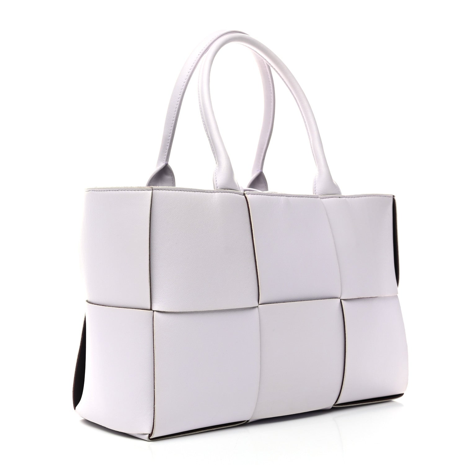 Bottega Veneta Nappa Maxi Intrecciato Small Arco Tote Mirth Washed Grape 3 of 7
