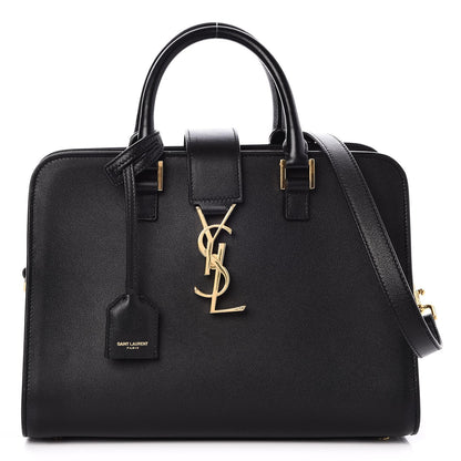 Saint Laurent Calfskin Monogram Baby Cabas Black 1 of 8
