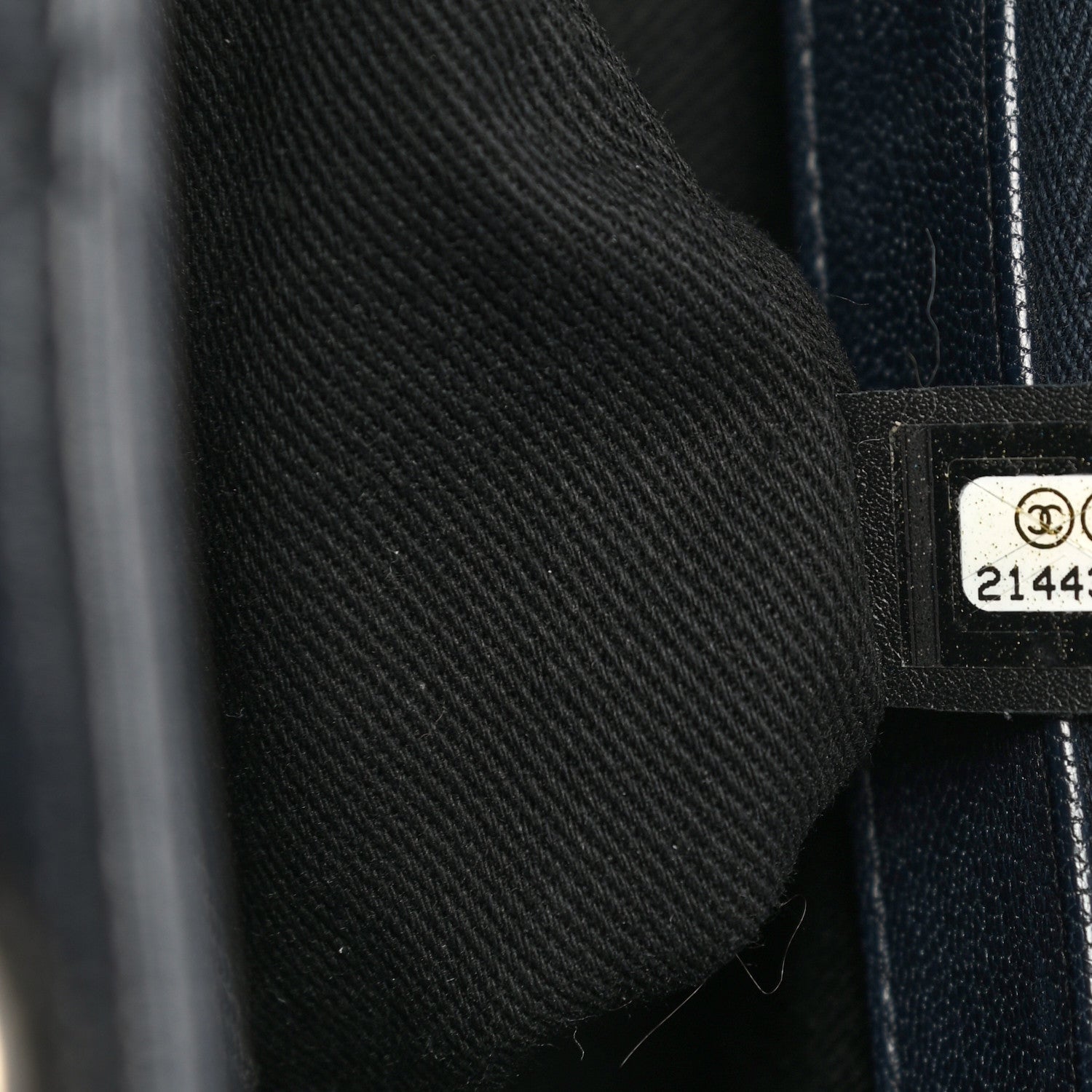 Chanel Goatskin Quilted Large City Rock Shopping Bag Navy 6 of 7