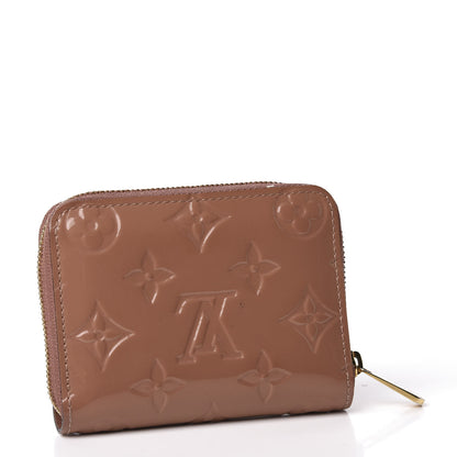 Louis Vuitton Vernis Zippy Coin Purse Rose Velours 2 of 9