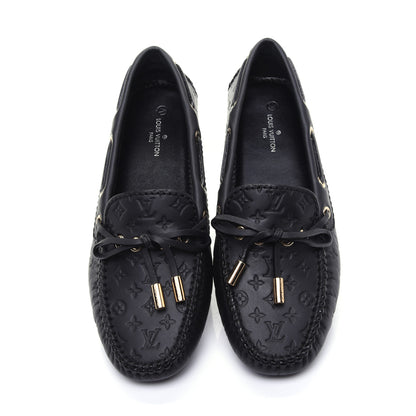 Louis Vuitton Empreinte Gloria Loafers 34 Black 8 of 10