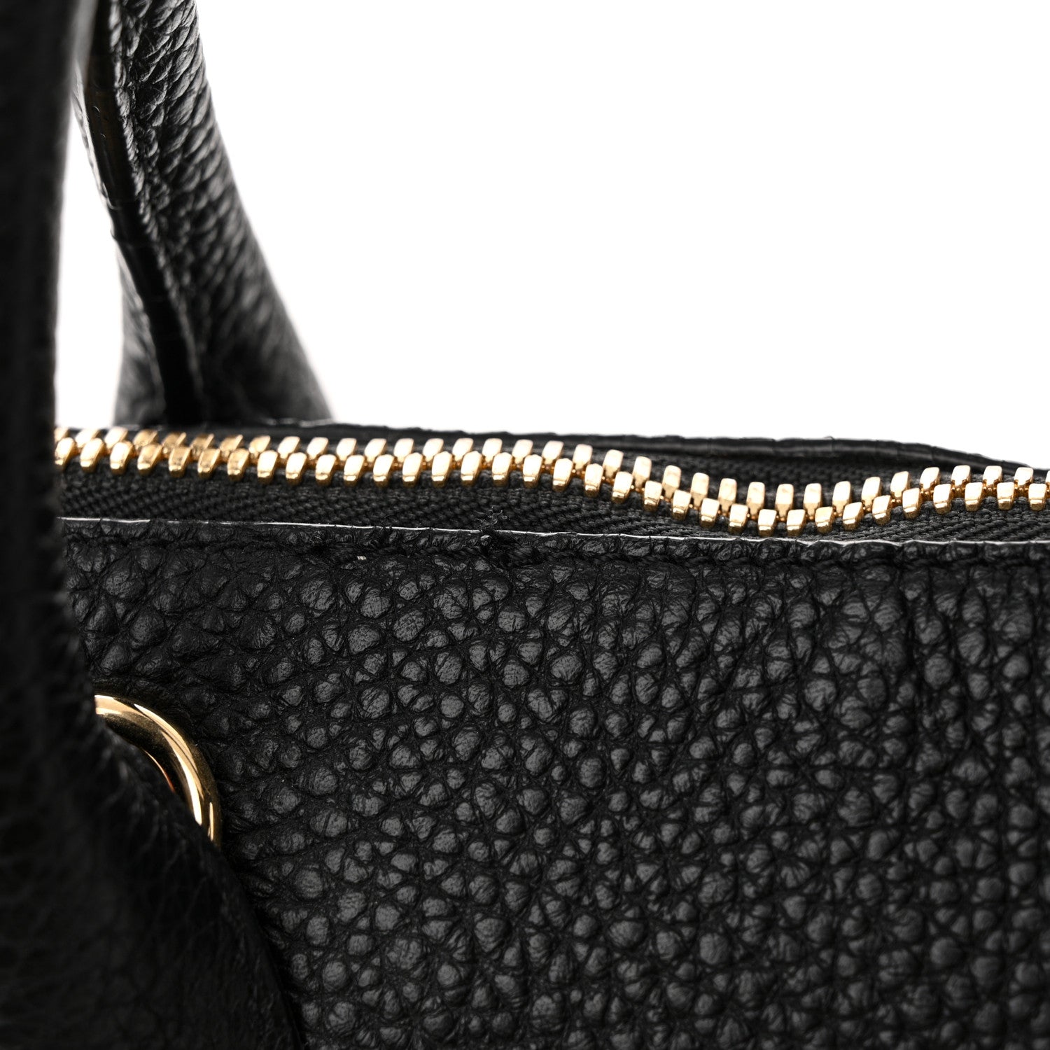 Burberry London Grainy Calfskin Medium Greenwood Bowling Bag Black 13 of 16