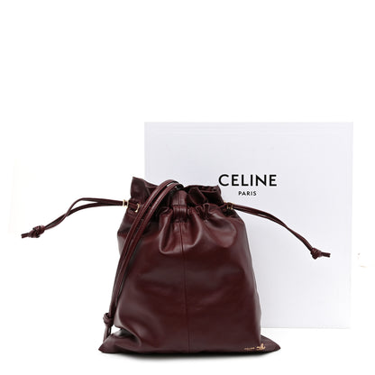 Celine Lambskin small Crystal Pouch Crossbody Bag  Syrah 11 of 11