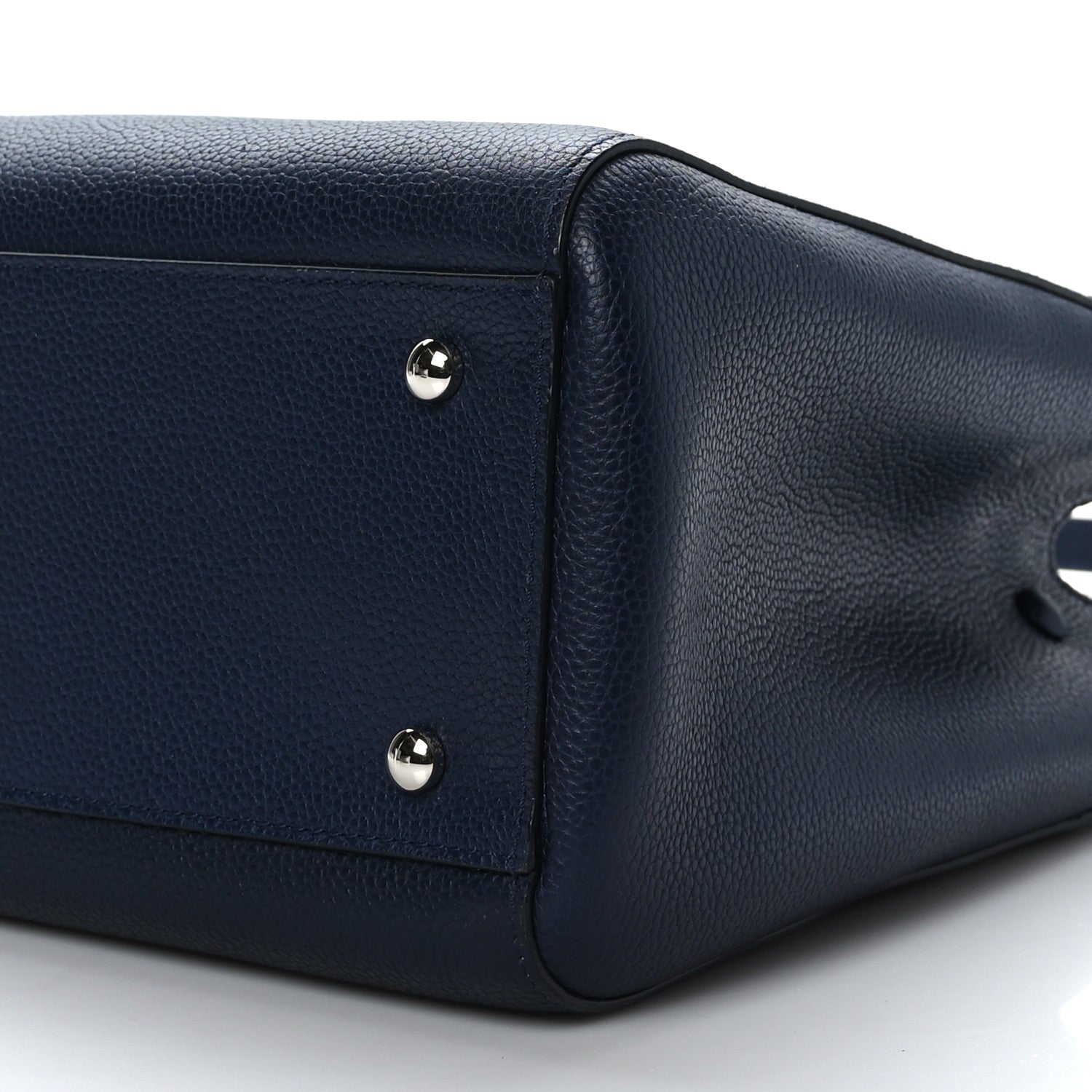 Chanel Grained Calfskin Small Neo Executive Shopper Tote Navy 10 of 11