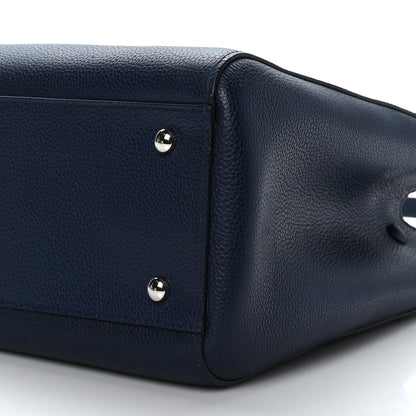 Chanel Grained Calfskin Small Neo Executive Shopper Tote Navy 10 of 11