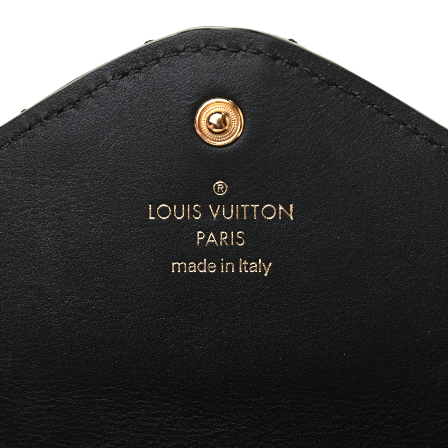 Louis Vuitton Calfskin New Wave Long Wallet Black 6 of 7