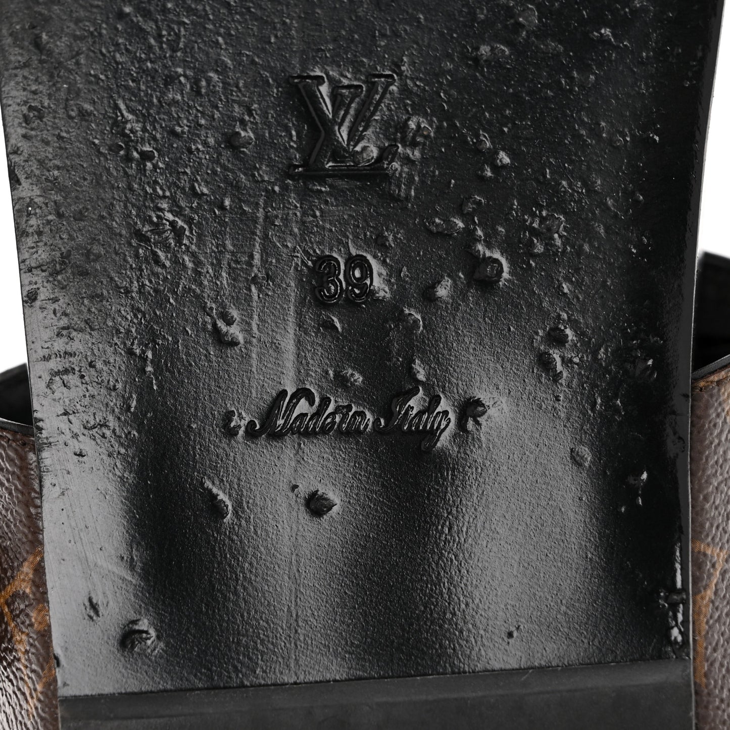 Monogram Bom Dia Mule Sandals 39 Black